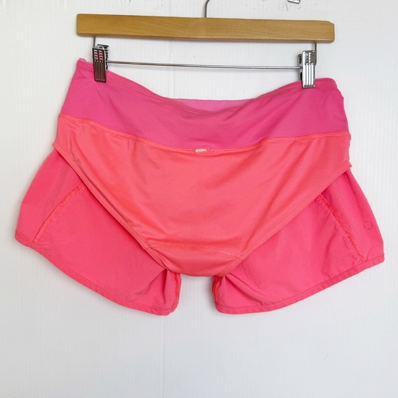 Lululemon run times running shorts hot pink Size 6 - Picture 5 of 8